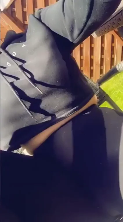 Pierced Slut Flaunts Her Juicy Pussy Outdoors