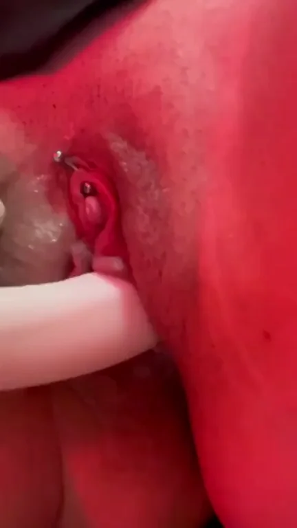 🔥 Pierced Pussy Spread Wide & Dripping Wet 💦