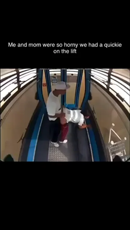 Mom's Juicy Ass Quickie on Escalator Ride 🍑🔥
