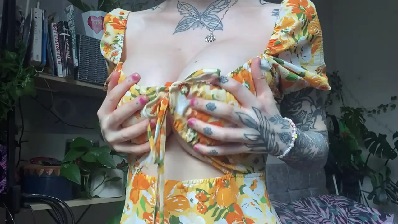 Busting out of my lil sundress