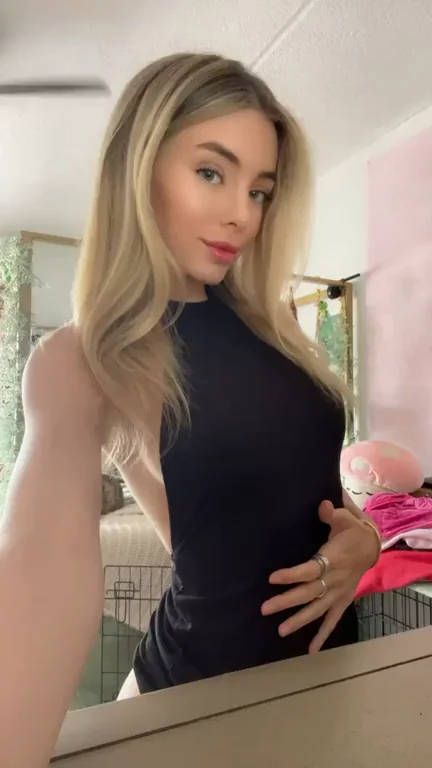 Blonde Teen Tease Enters Front Door, Slips Out Backdoor Winky Style