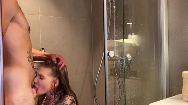 Shower is a great place to practice getting it down my throat