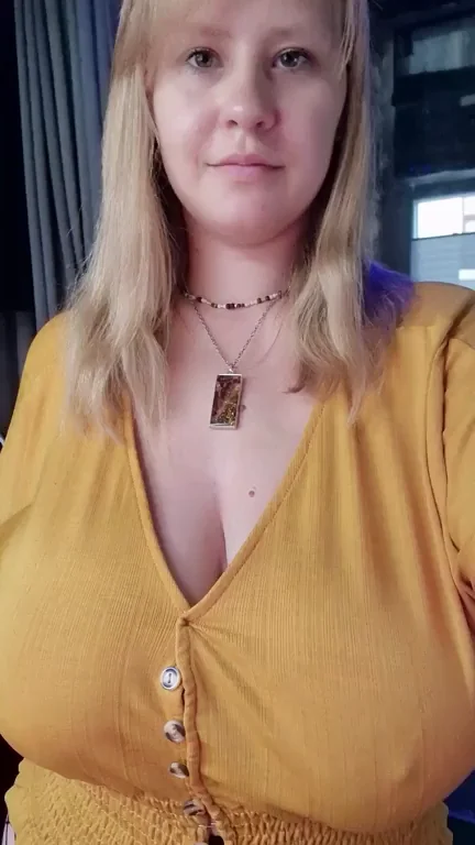 #TittyDrop I'm curious if you like it when such big and heavy tits make a punching bag out of your face. Heh