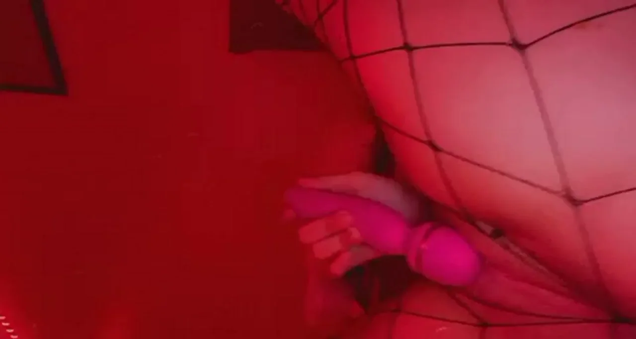 Hey to My 3 Fans! 😘🔥 Innie Pussy Tease in Fishnets
