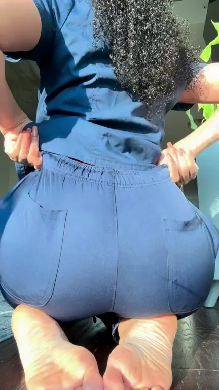 Nurse's Secret Ass Peek: The View Simps Crave