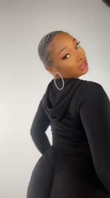 Megan Thee Stallion's Thicc Ass Tease in Skin-Tight Hoodie
