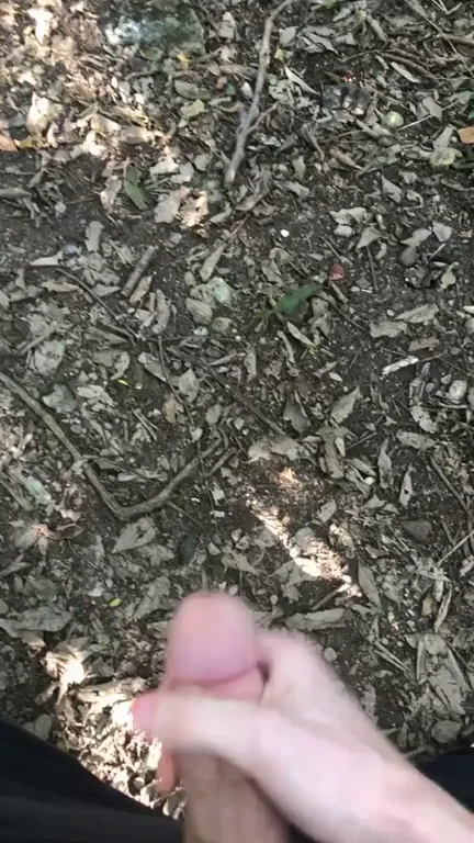 Thick Cock Quick Nut on Hiking Trail