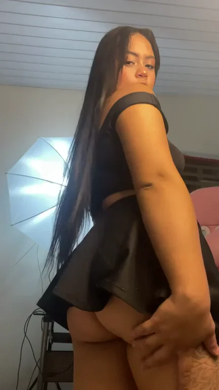Is My Tiny Skirt Way Too Short for This Juicy Ass?