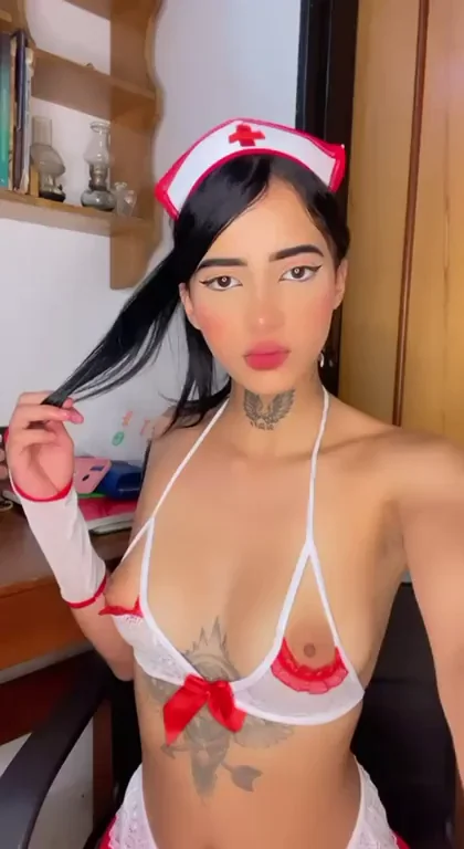 🔥 Naughty Nurse's Secret Weapon: Massive Tits Tease! 💋