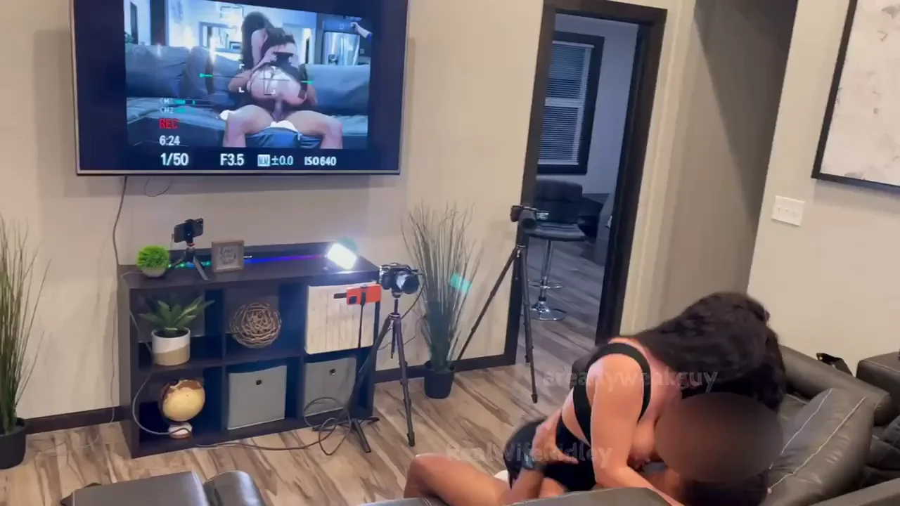 My husband knows and loves that I give all my attention and my pussy toy bull when he comes to see me.