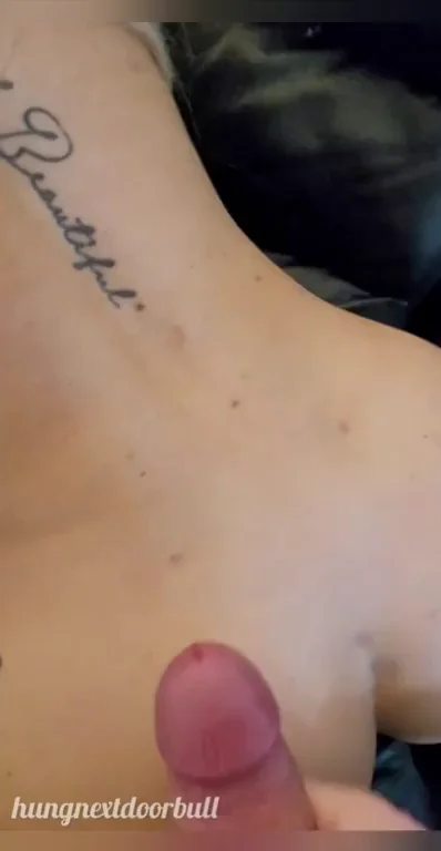 Taking a load from her husband and then getting glazed with mine