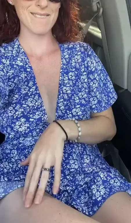 Showing off all my paleness under this dress
