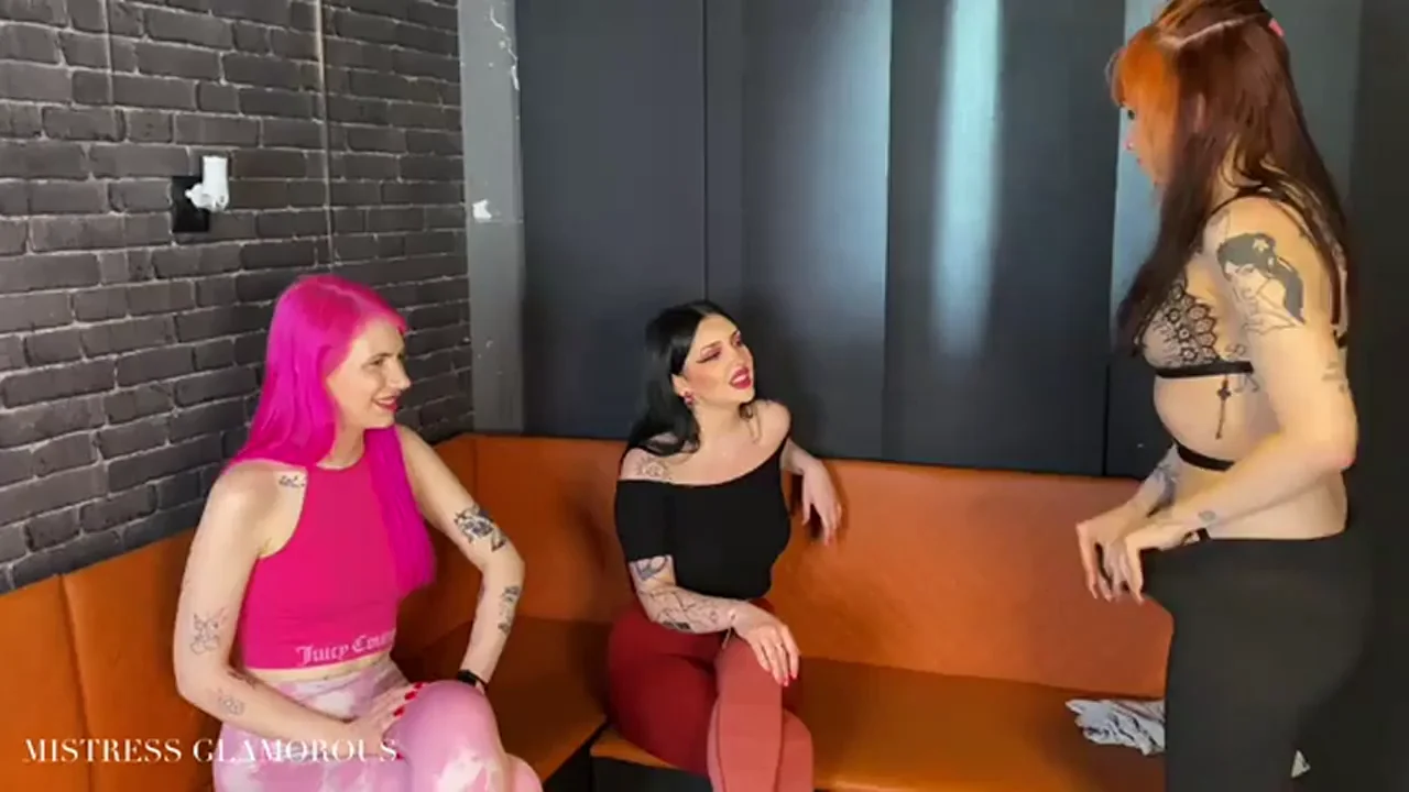 Just listening to her choking and moaning makes us want to fuck her even harder.