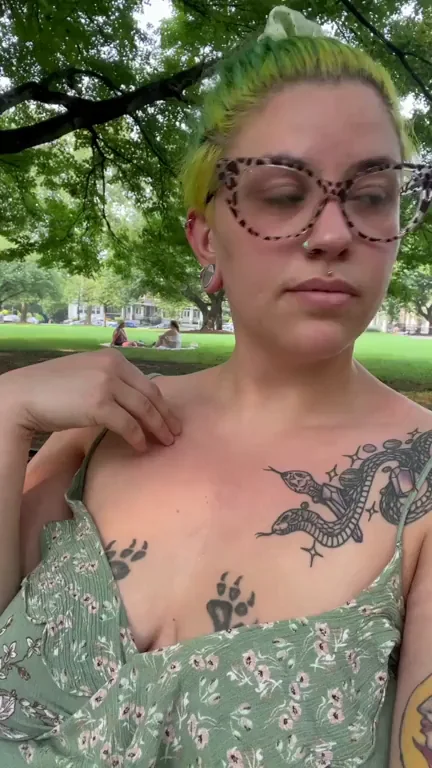 Hoping to get caught in the park