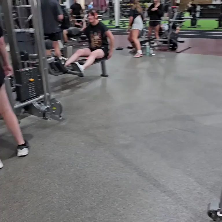 Making an "adjustment" at the Gym ;)