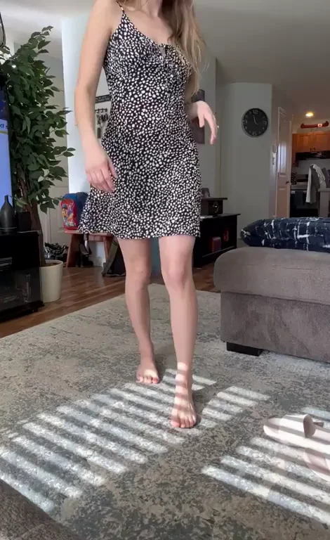 First Thing on Your Mind? This Petite Bubble Butt Tease! 🍑🔥 [f22]