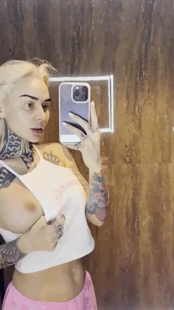 Count the tattoos on my body while I caress you