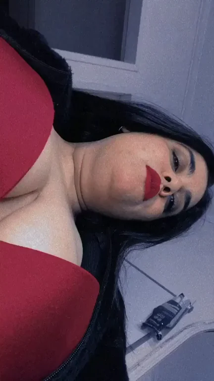Red Lingerie Tease on Curvy Latina Skin: Boobs, Cum, Anal Vibes