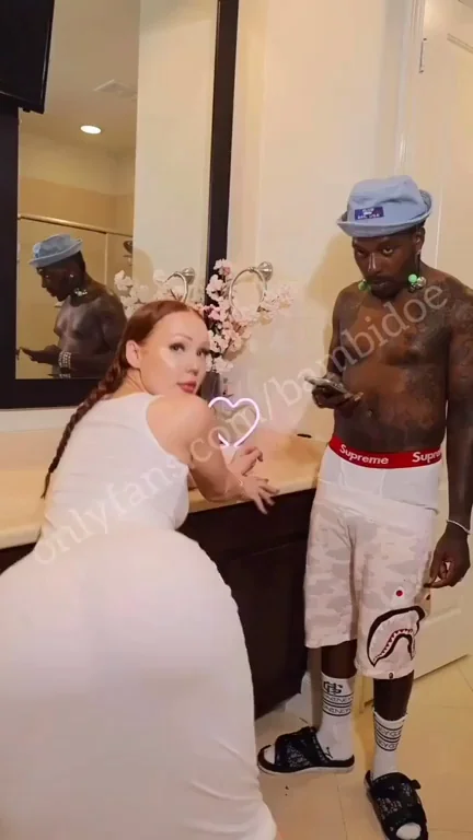 Thick White Slut Worships BBC in Bathroom Tease - Links in Comments