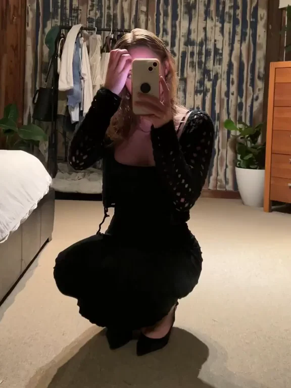 Flashing my titties