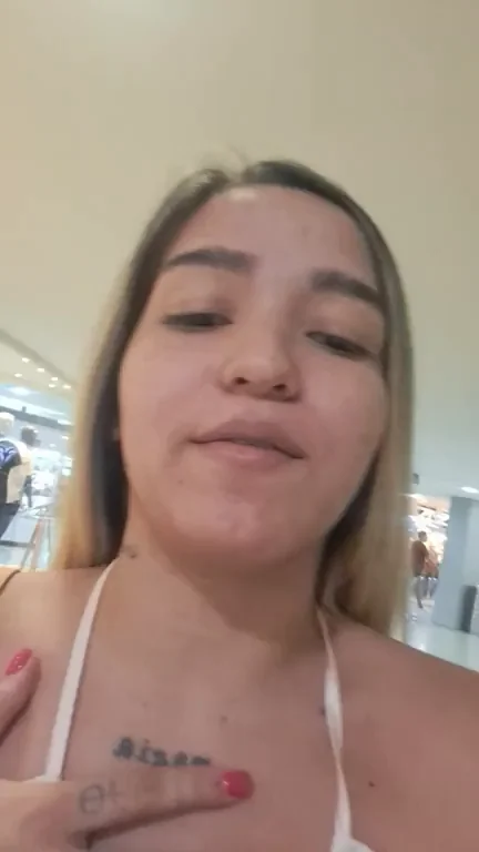Drenched Pussy Flashing My Big Tits in Public 😻💦