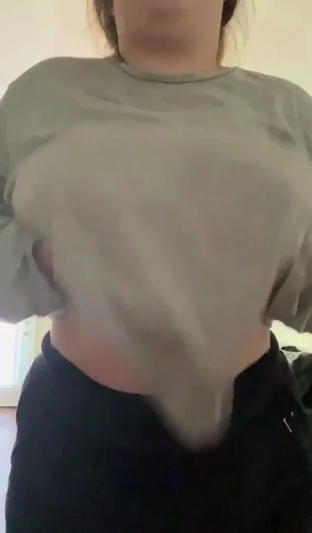 Fresh 18yo Latina's Massive Saggy Tits Spill Out