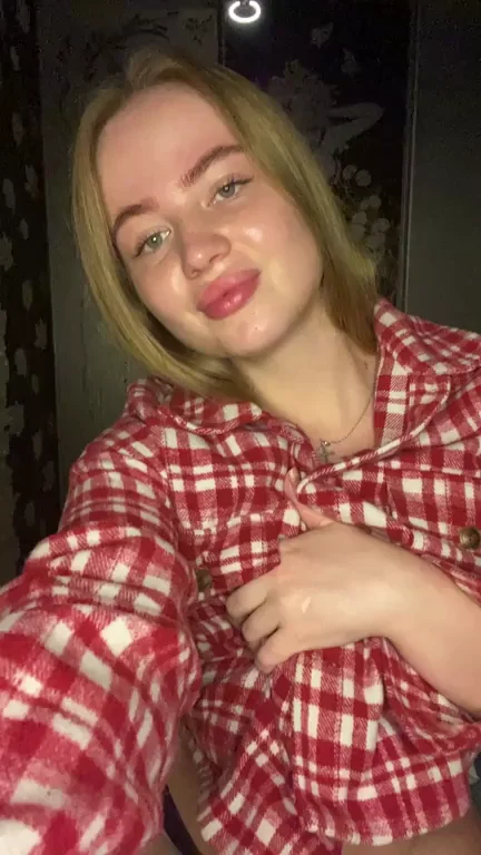 Shy Blonde Teen's Massive Tits Tease 😏🍈🍈