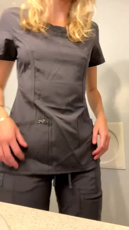 Skinny girls in scrubs, great combo right?👆€