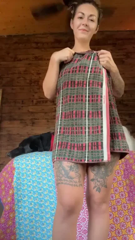 Oh no my towel dropped! Hope you love all natural tatted MILFS