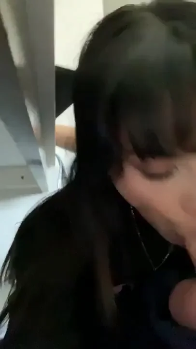 Step Sister Sucking him while he's gaming