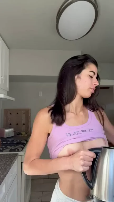 wake up to the perfect morning: coffee, sun, and my young, naked 18-year-old self [OC]