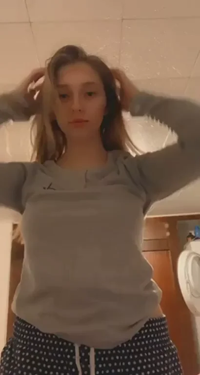 An Old but ADORABLE titty reveal for you!
