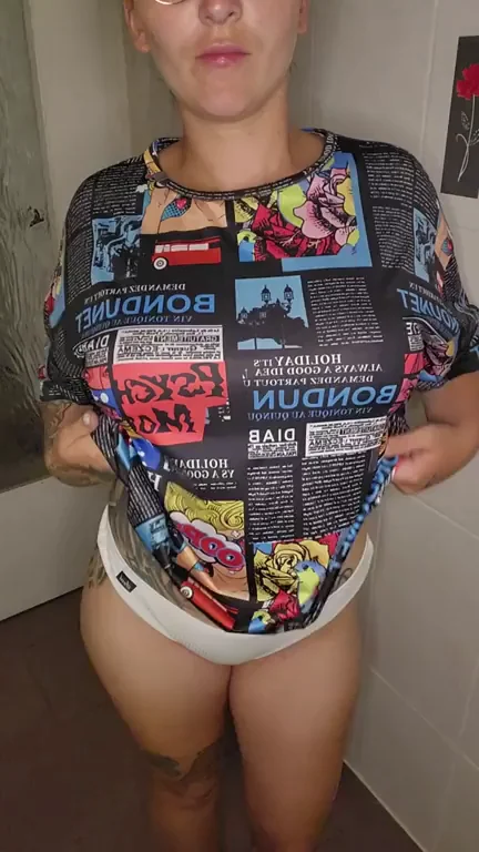 Cute german mommy bouncing her boobies for you