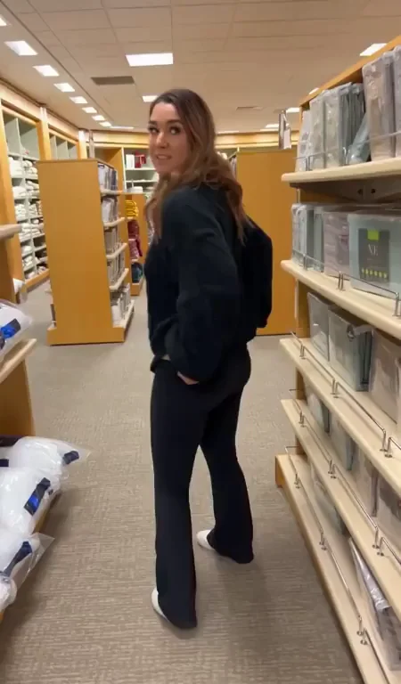 POV: Horny Step Sis Teases in Store Aisle