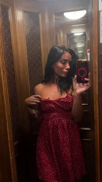 Can't Look Away from Her Puffy Areolas in the Elevator