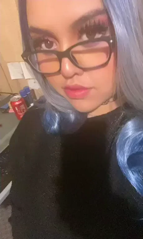 Maybe you could hold my blue hair back for me?