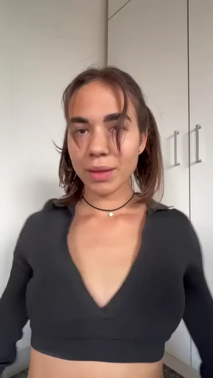 Letting my tiny titties bounce