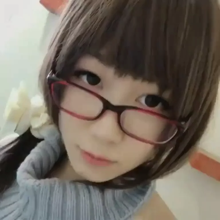 Perky Asian Cutie in Glasses Teases Her Tits