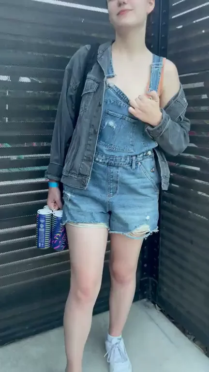 Post-Brewery Hopping Tease Flash 😈🍻