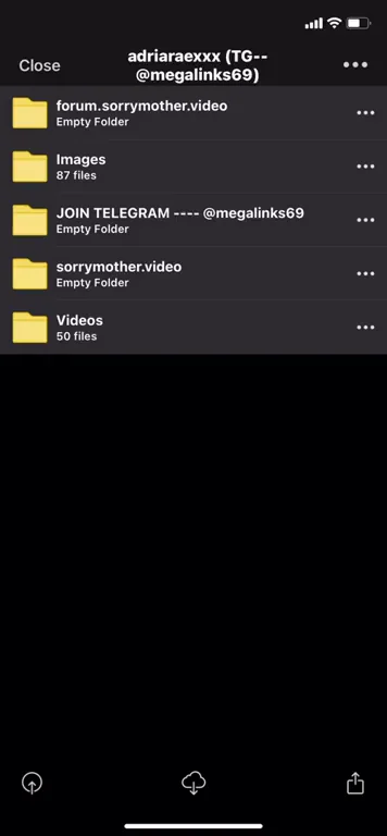 DM me for Adria Rae’s huge mega folder?
