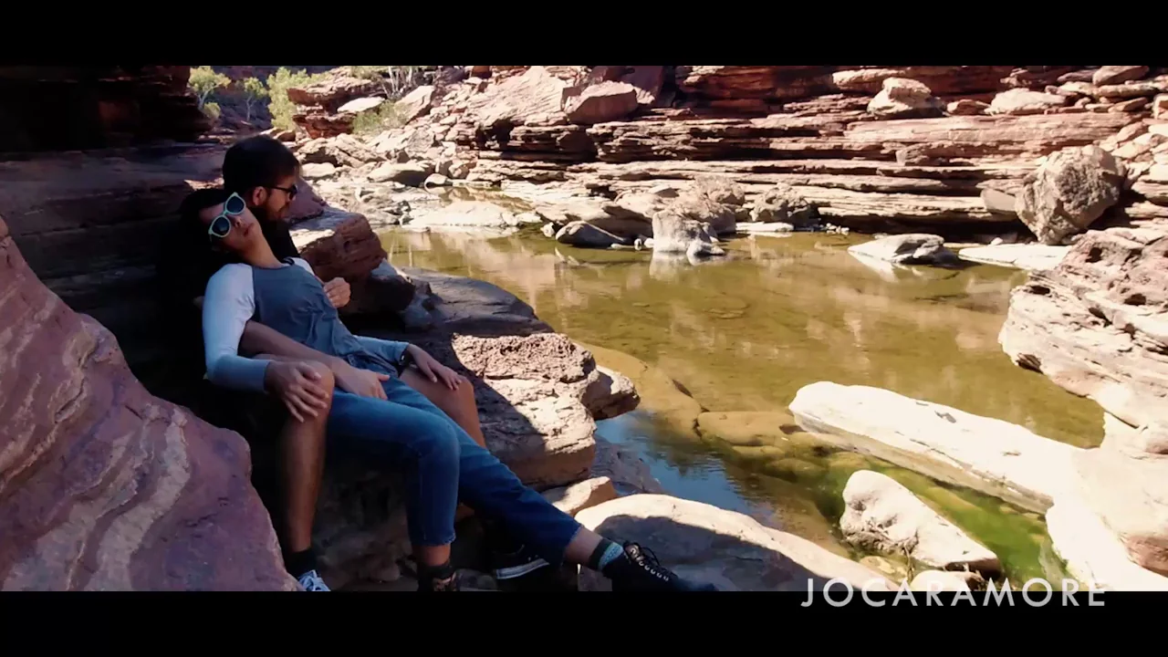 Teaser for our outdoor nature video in a small canyon we found on a hike.
