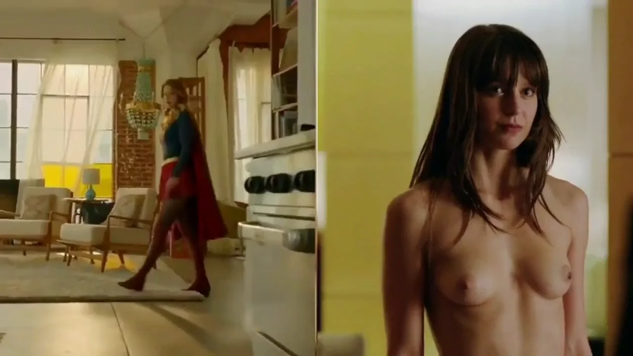 Melissa Benoist - Superhero Dressed vs Undressed