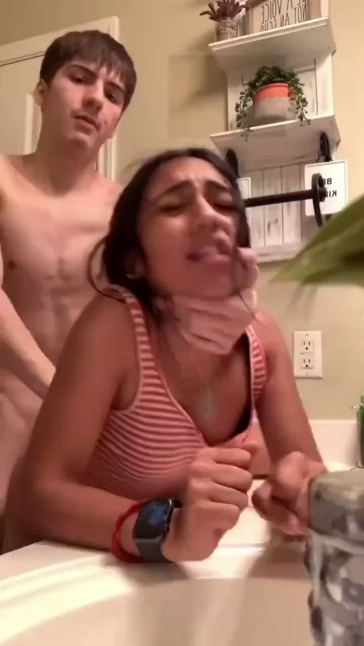 Desi Fucktoy Choked and Owned by Massive BWC in Bathroom Freeuse