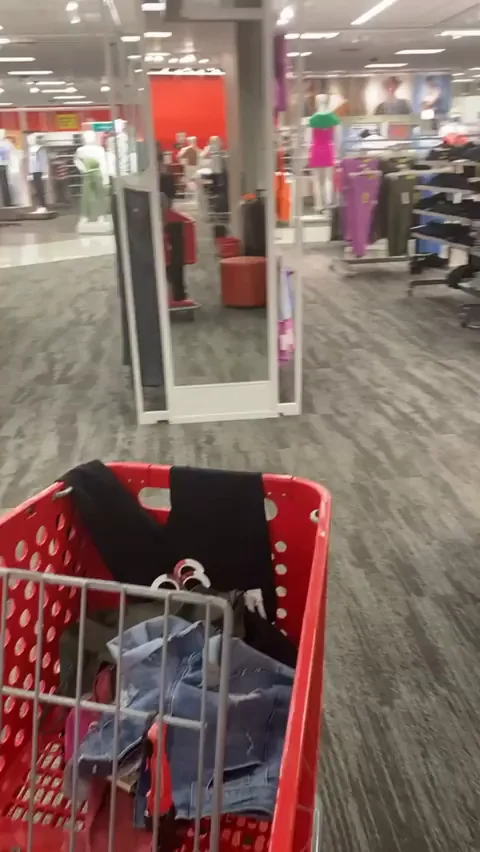 🔥 Freeing Massive Titties in Target Store GIF 😈