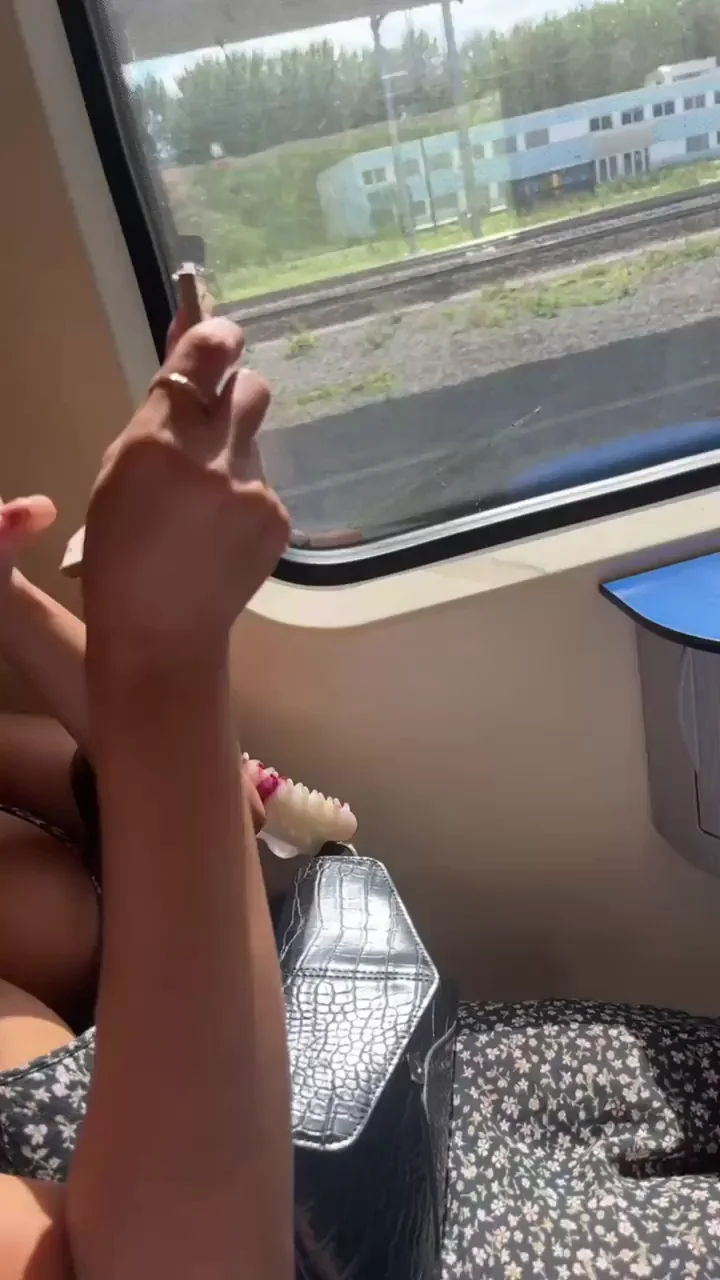 🚂 Freeuse Slut on Train: Grope My Tits & Body in Public Anytime! 😈