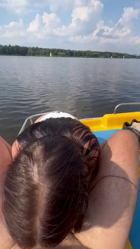Slavic Slut Teases on Boat Ride - Check My OF! 🔥🍑⛵