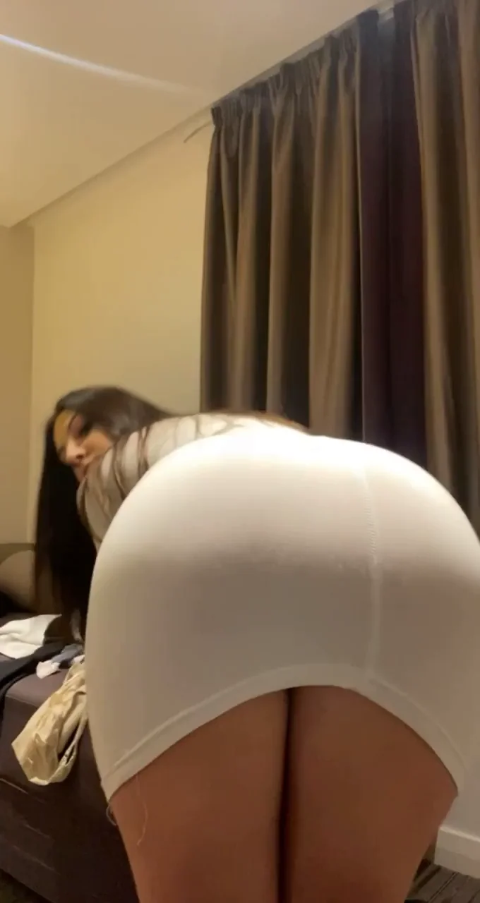 Party Twerk Tease in Tight White Mini Skirt 🍑🔥