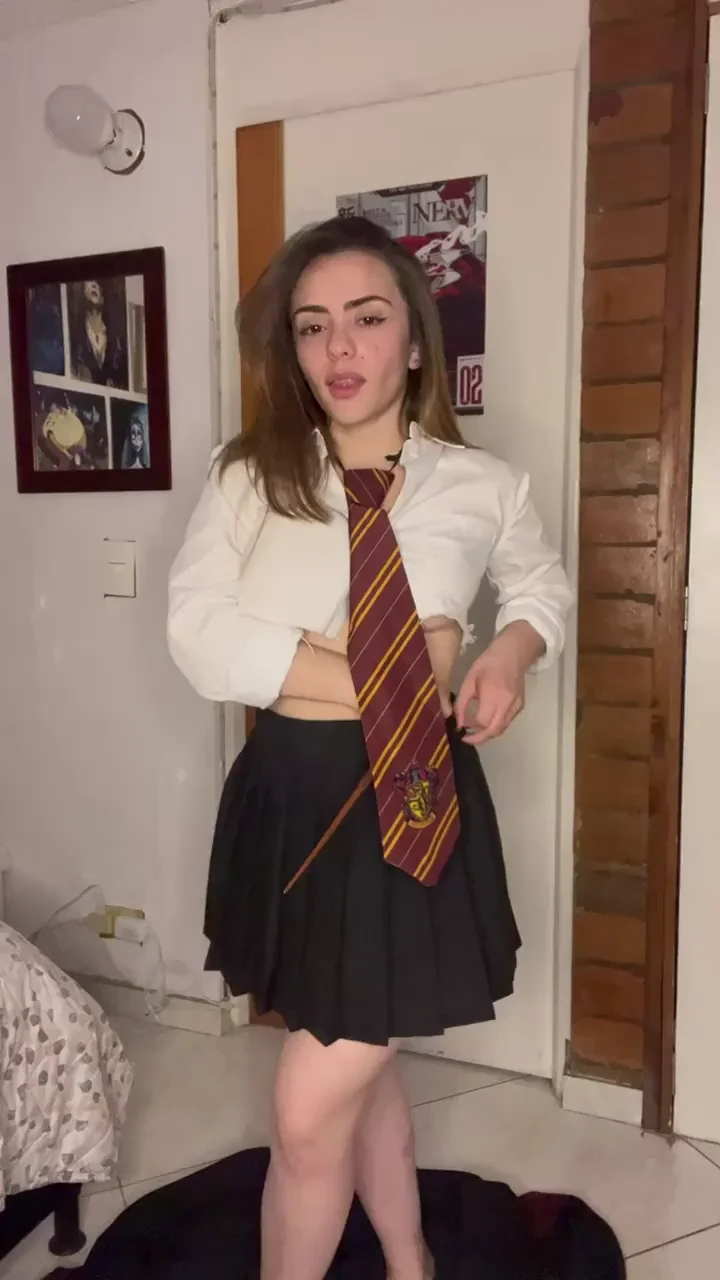 My Gryffindor uniform fits me too spectacularly.