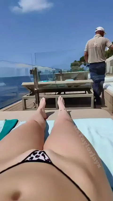 My POV on holiday as the cleaners clean the jacuzzis