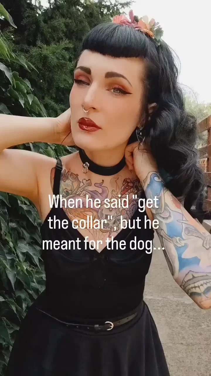 Grab my collar please